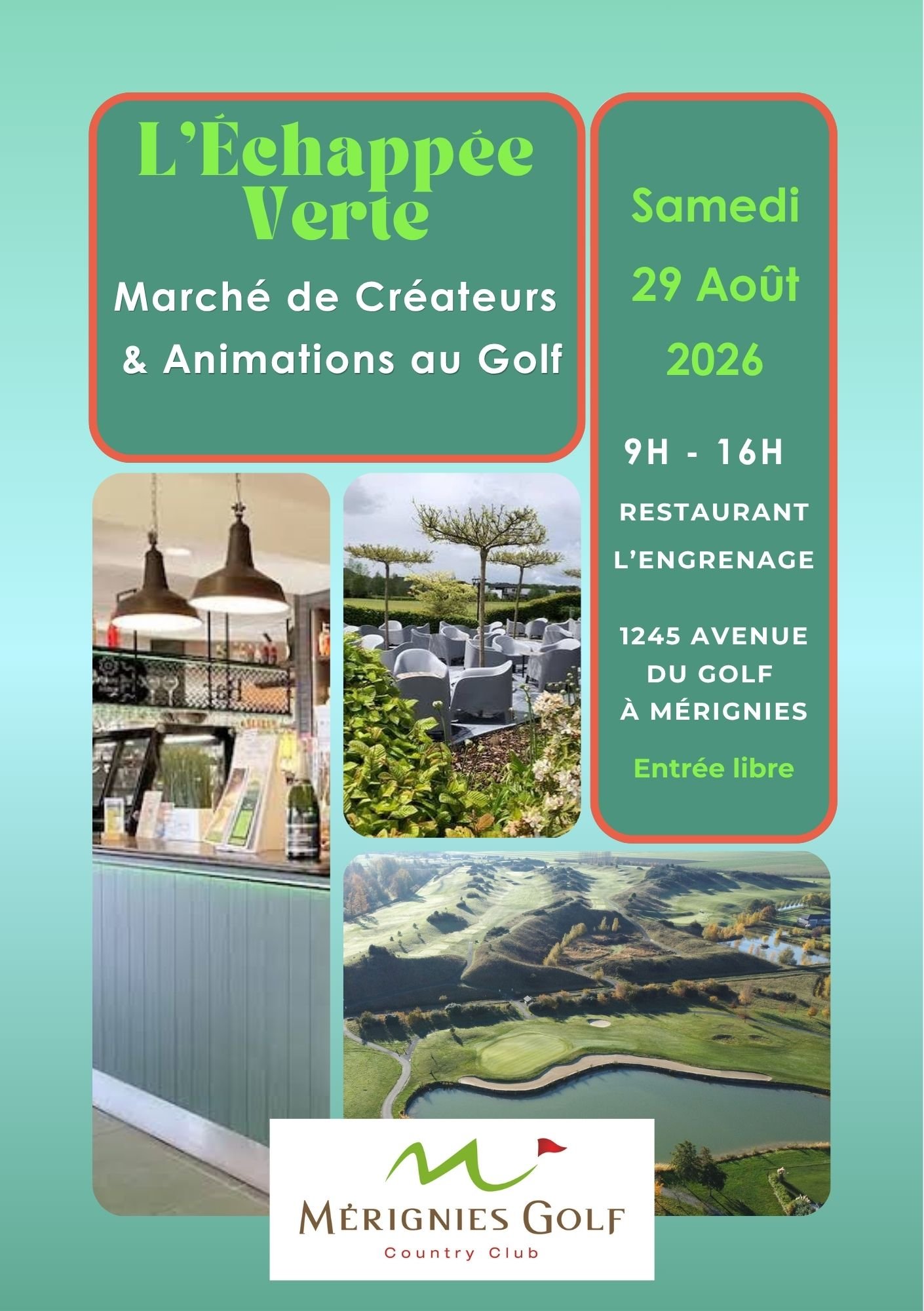 Retrouvez LYTO au Marché de Créateurs « L’Échappée Verte » au Golf de Mérignies