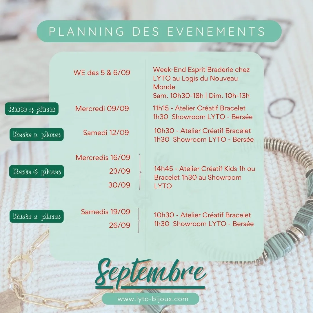 ✨ On se retrouve TOUS ensemble ce week-end (et tout le mois de septembre 🖐🏼) ! 
La rentr&eacute;e 🎒 est l&agrave; et j'ai tellement h&acirc;te de vous recroiser ! 
❇️On lance les festivit&eacute;s d&egrave;s ce samedi 5/09, avec notre Week-end Esp