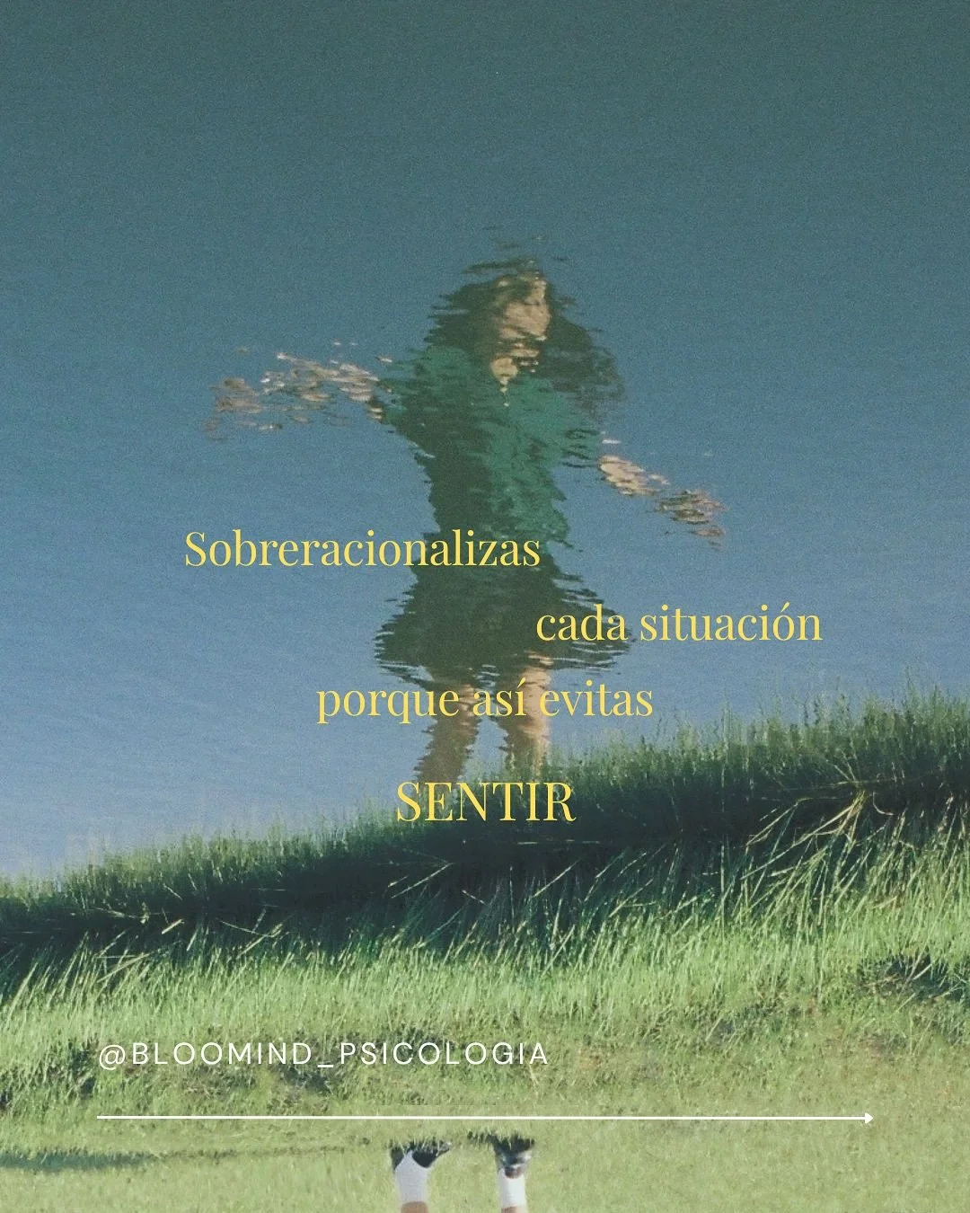 Muchas veces creemos que si entendemos todo estaremos bien porque nos sentiremos en control y evitaremos el peligro.
 Pero cuando la cabeza se activa en exceso para analizar, justificar o explicar, puede que en realidad est&eacute; evitando el contac