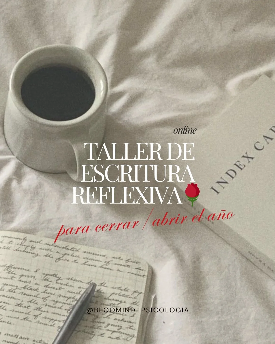 🌹ESCRITURA REFLEXIVA DE CIERRE/APERTURA DEL 2025-2026🌹

La escritura es una herramienta muy potente&nbsp;porque facilita ordenar, soltar, procesar e integrar la informaci&oacute;n de nuestro d&iacute;a a d&iacute;a: emociones, pensamientos, vivenci