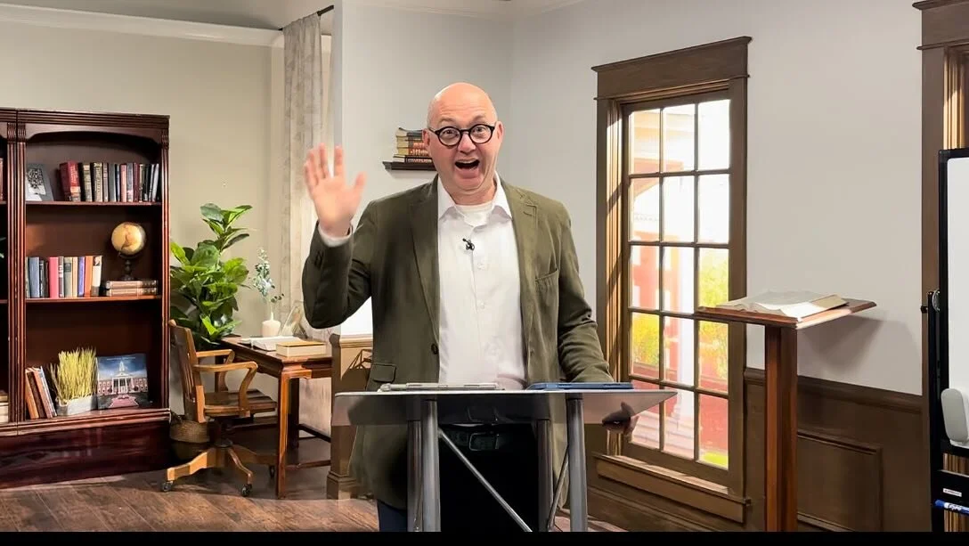 Recorded 18 (of 49 total) lectures today for a newly revised version of my @sbts_online Gospels class. It’s a joy to teach this every time. Back at it tomorrow morning!