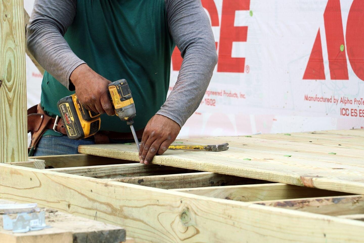 We are proud to be building another Habitat for Humanity house this year!