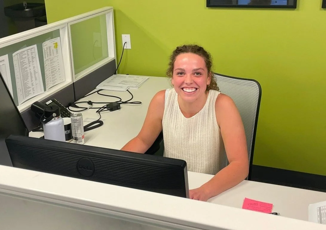 Returning intern, Lillian Mahaney