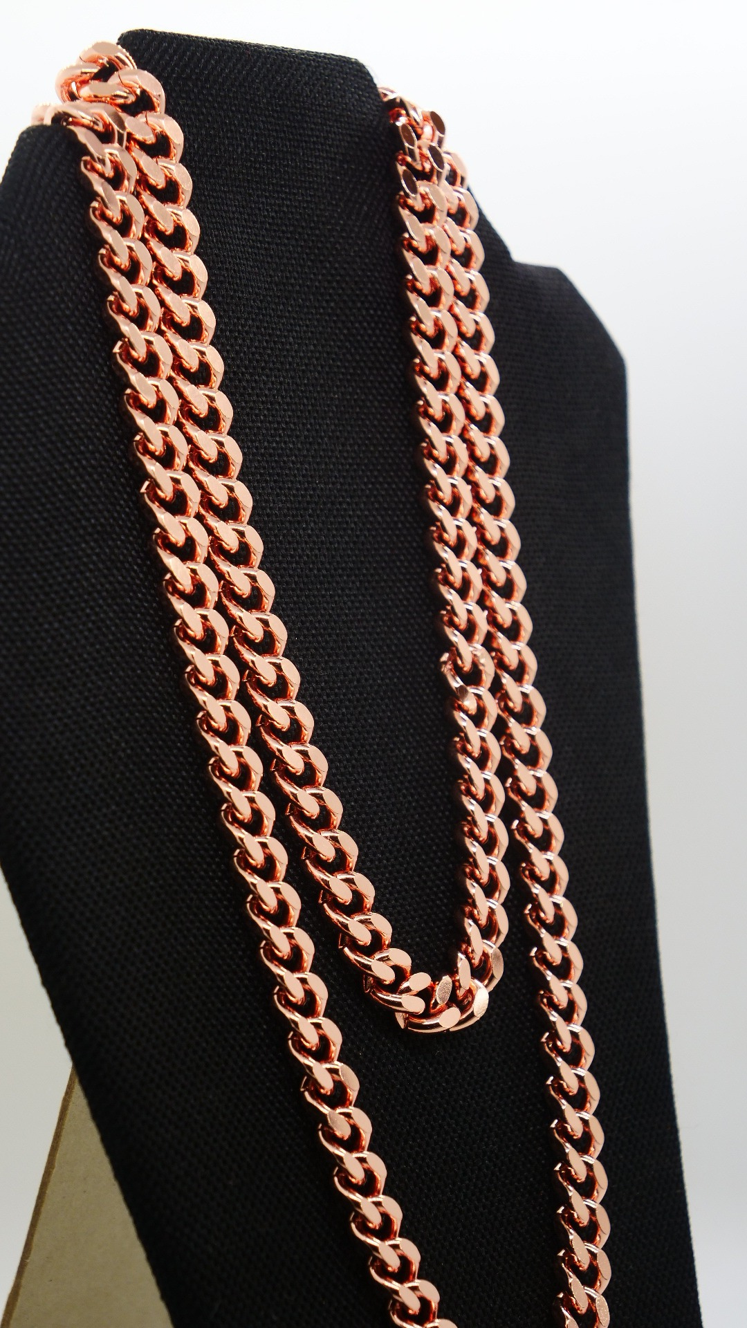 Fine Copper Cuban Link Necklace 11.5mm 