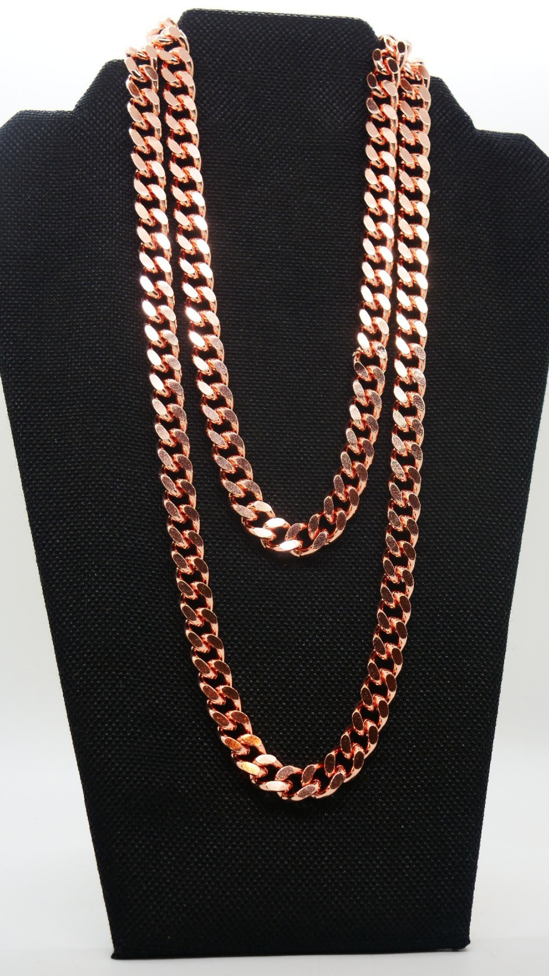 Fine Copper Cuban Link Necklace 11.5mm 