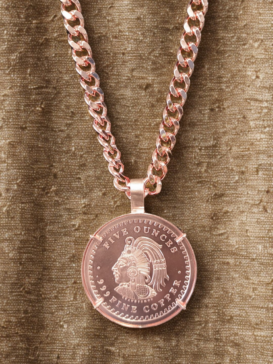 Large Copper Coin Medallions