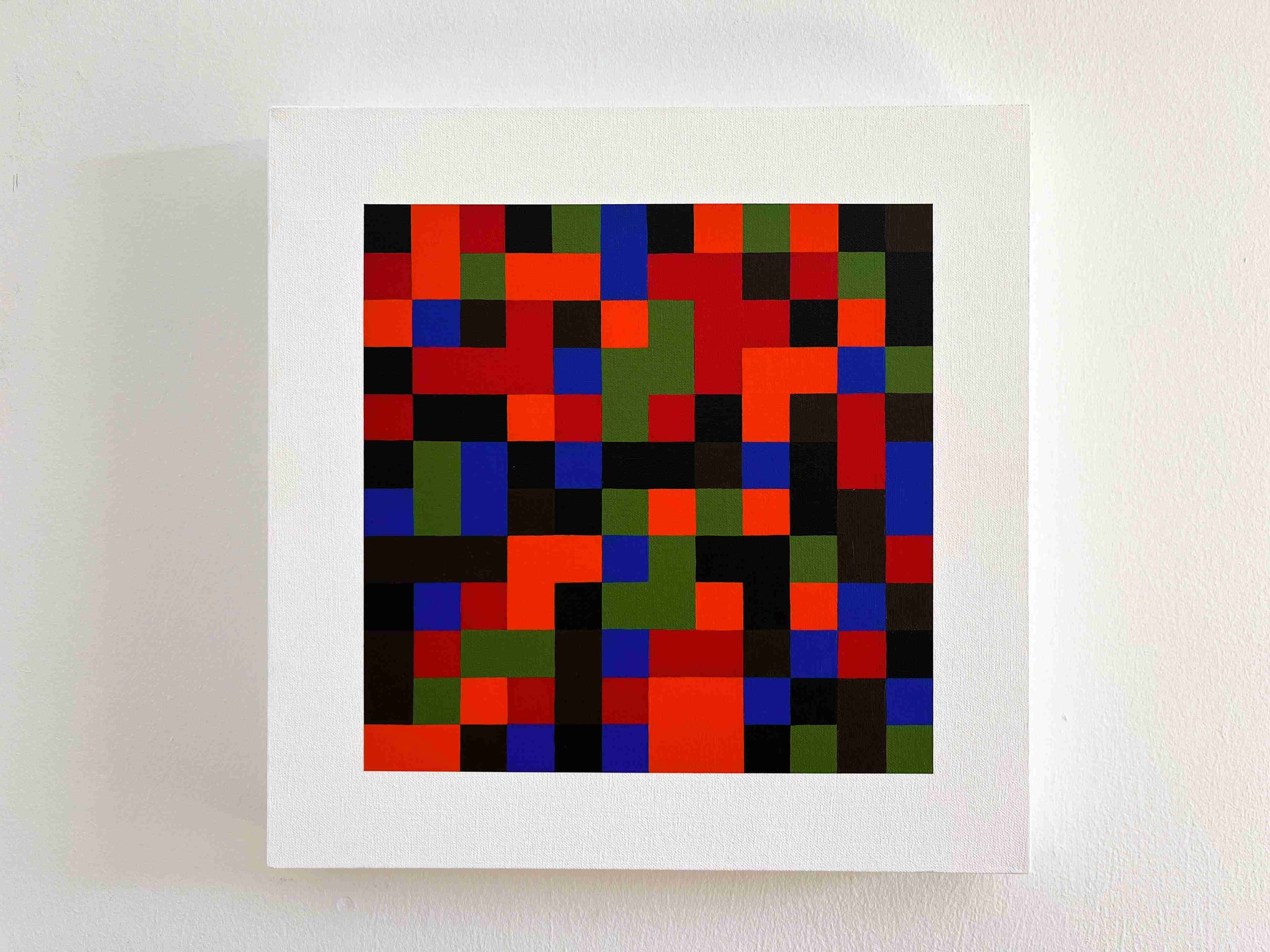 RAINBOW DICE 12X12 #2