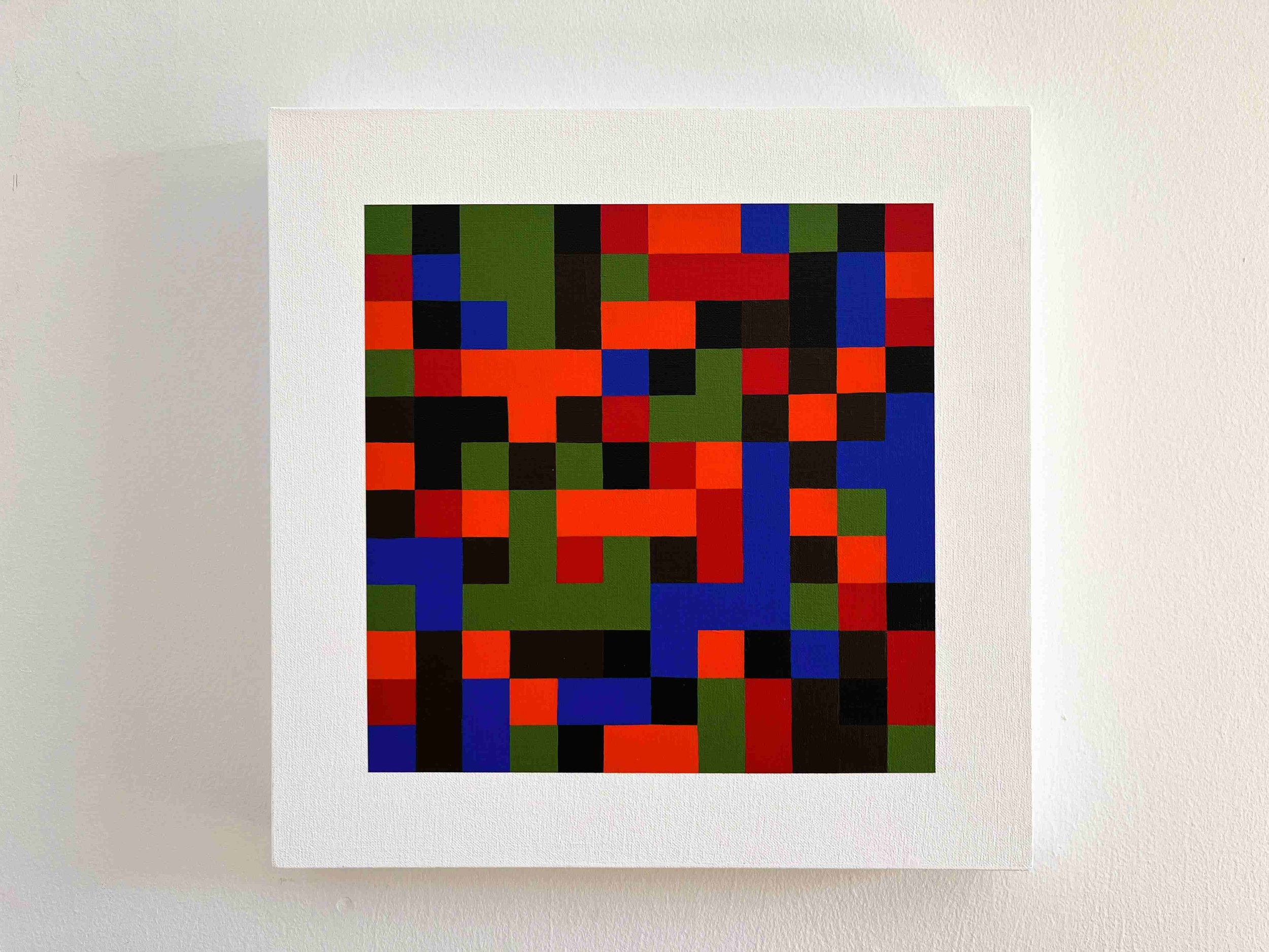 RAINBOW DICE 12X12 #3