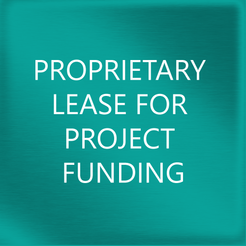 Proprietary lease for project funding