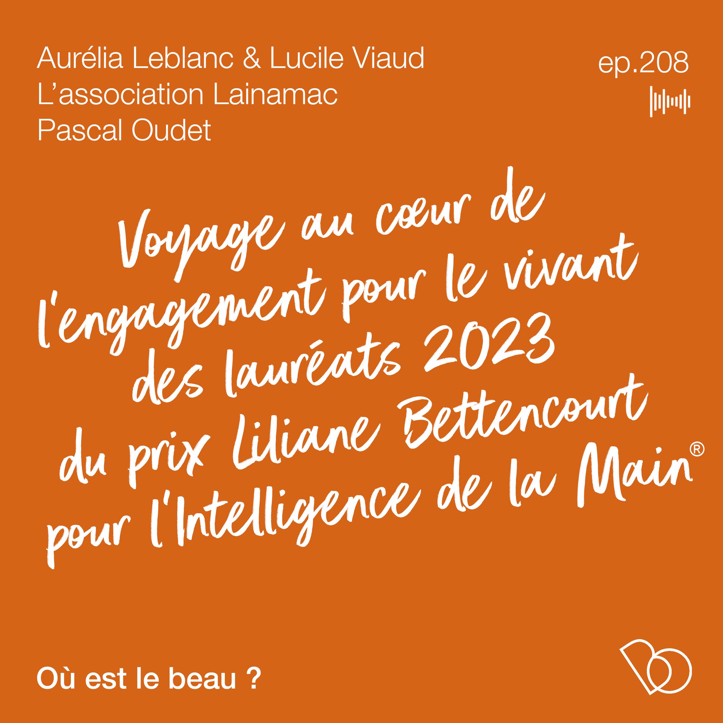 #208 - LAURÉATS 2023 DU PRIX DE L'INTELLIGENCE DE LA MAIN®