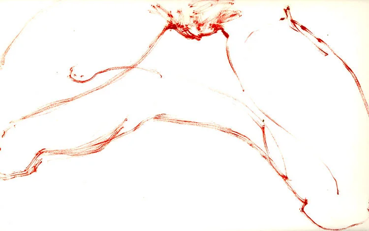 Tan(t)ricamente Oil paint on paper. 36 x 25 cm.