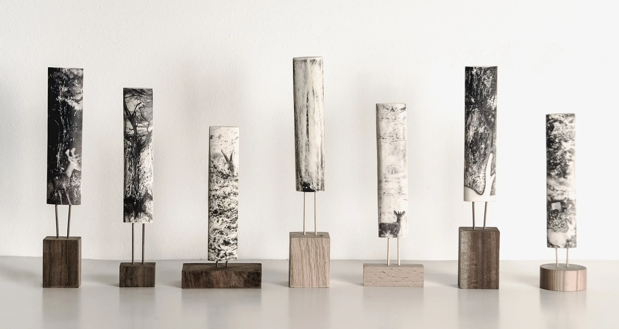 Ánima animal, XX-XXVII. 33 x 137 x 14 cm