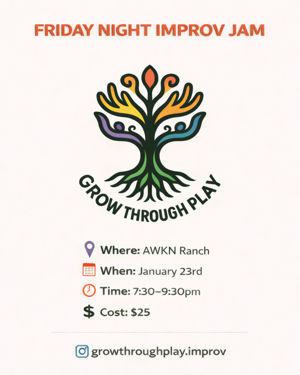 Friday Night Improv Jam (1/23)