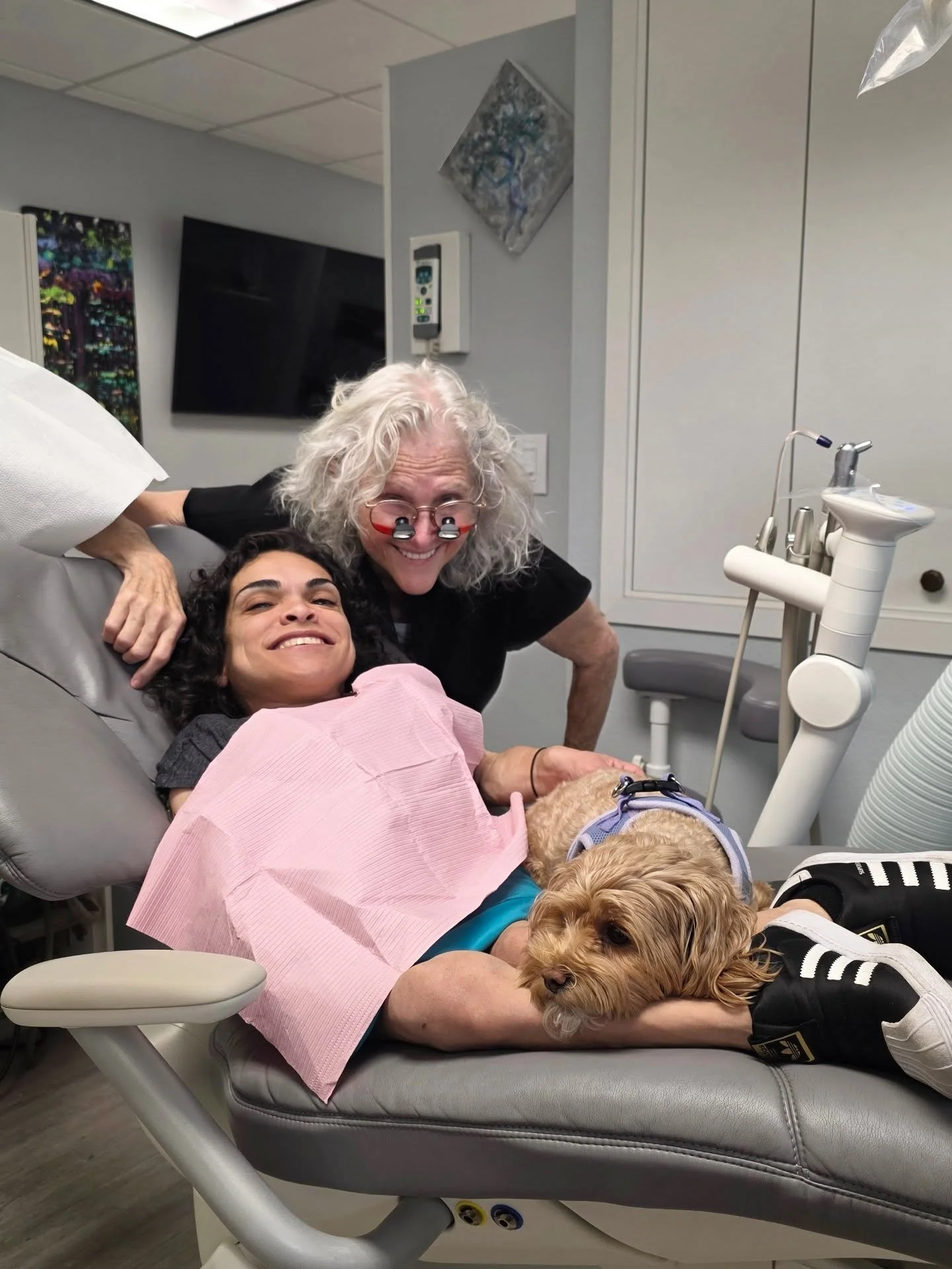 Meet Lulu, Our Furry Therapy Dog! 🐾💕

At @ourholisticdentistry, we know that visiting the dentist can be a bit daunting. That&rsquo;s why we&rsquo;re so happy to have Lulu, our sweet support service dog, on our team! 🐾 She loves meeting patients a