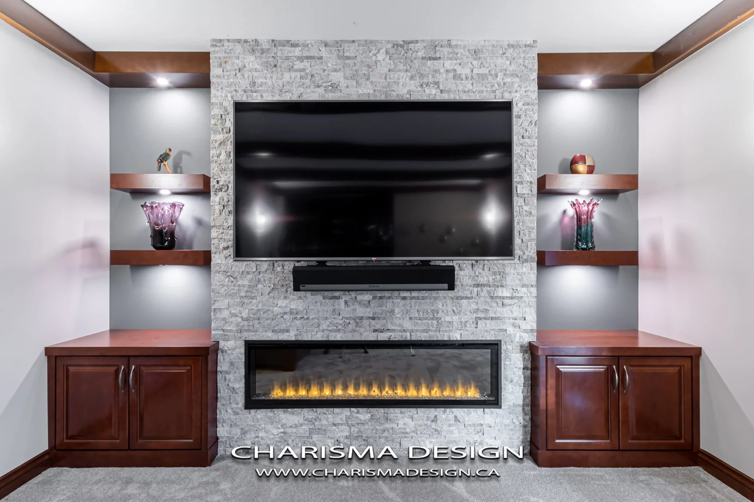 Sunroom u0026 Fireplace Renovation — Charisma, the Design Experience | Creative  Interior Design