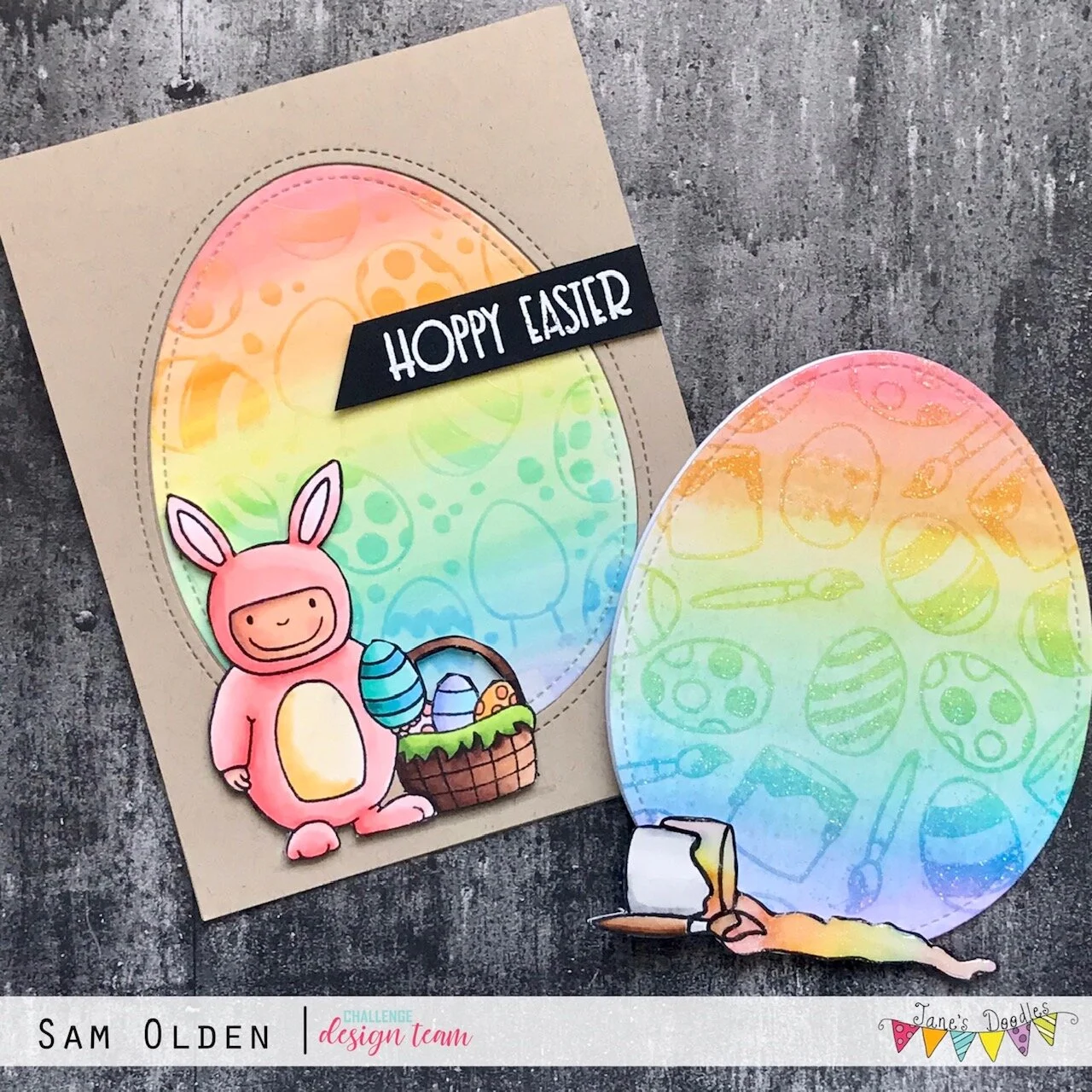 Jane's Doodles Challenge #6: Embossing