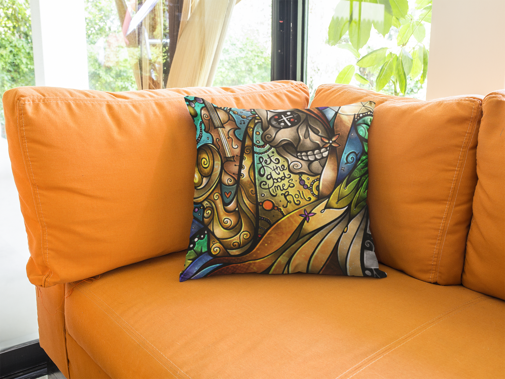 square-pillow-template-lying-on-an-orange-sofa-in-a-living-room-a14921.png