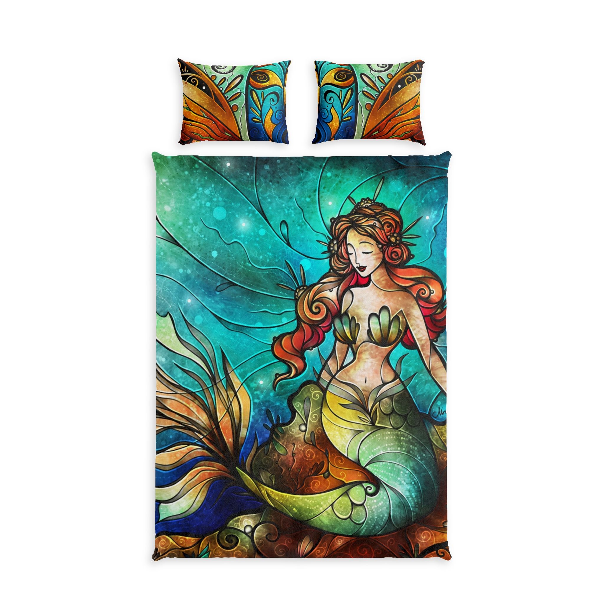 The Serene Siren - Cotton Bed Set