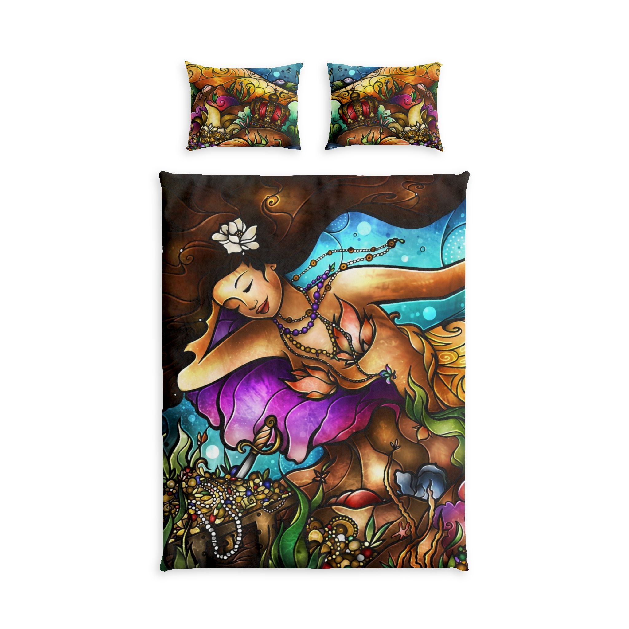 Mer De Lis - Cotton Bed Set