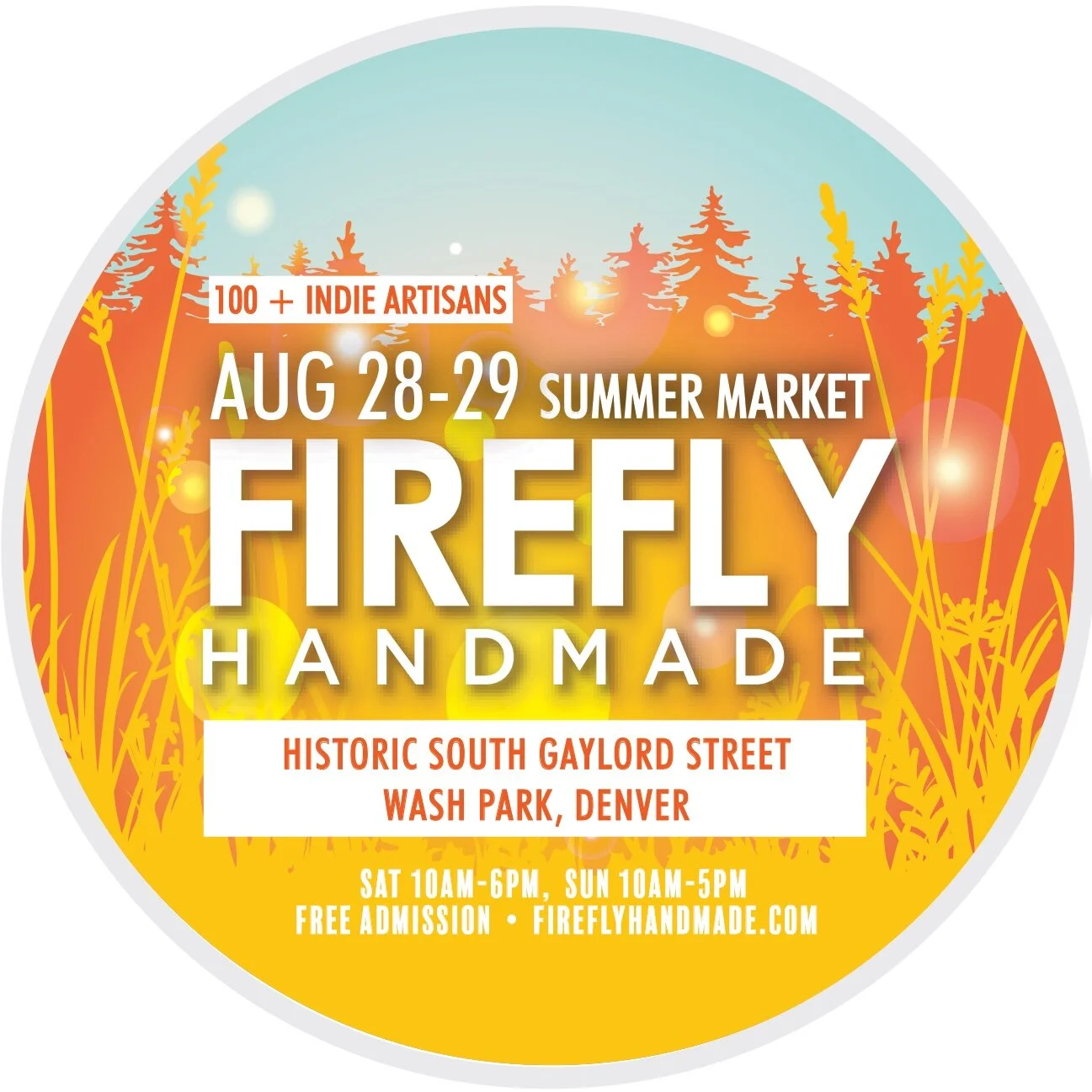Firefly Handmade Markets are Back!