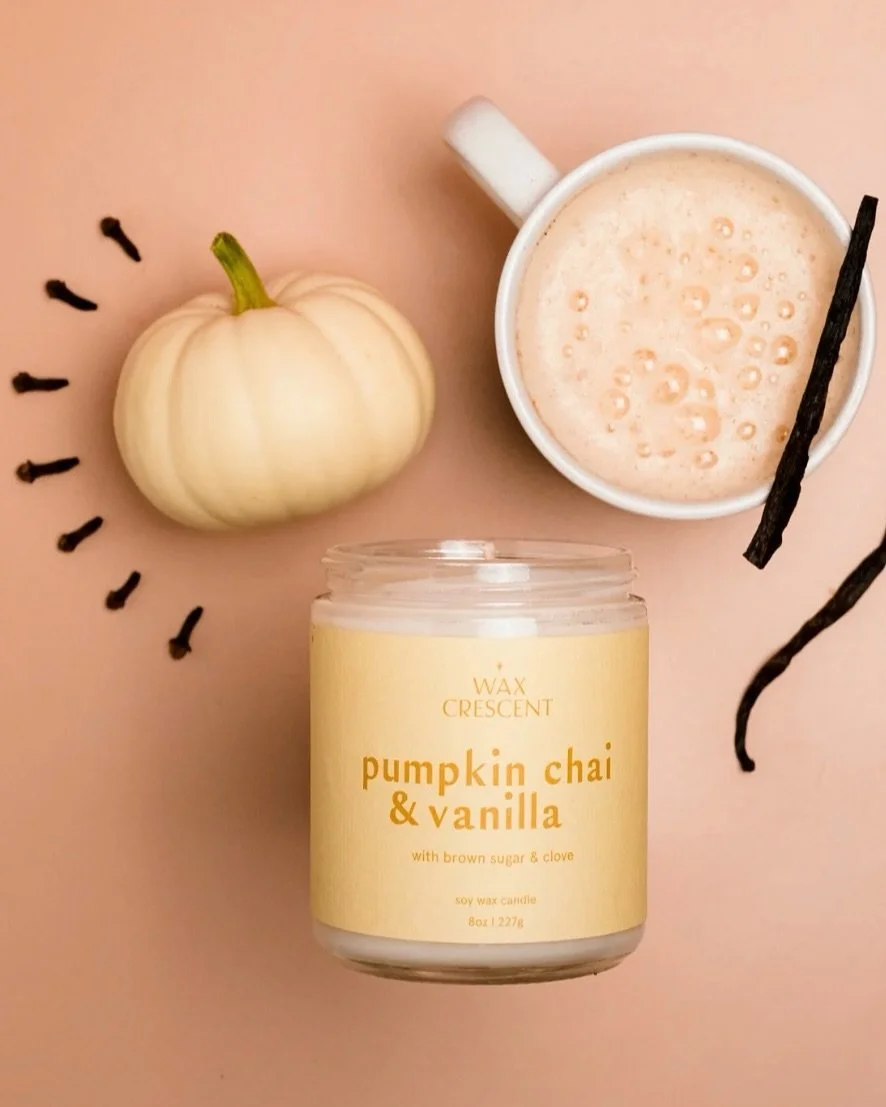 🍂 THIS WEEKEND at our Denver Fall Market, step into a world where scent, art, magic, memories and self-care converge:
@waxcrescent &ndash; Hand-poured soy candles crafted in small batches right here in Colorado. Rooted in memory-making, each scent i
