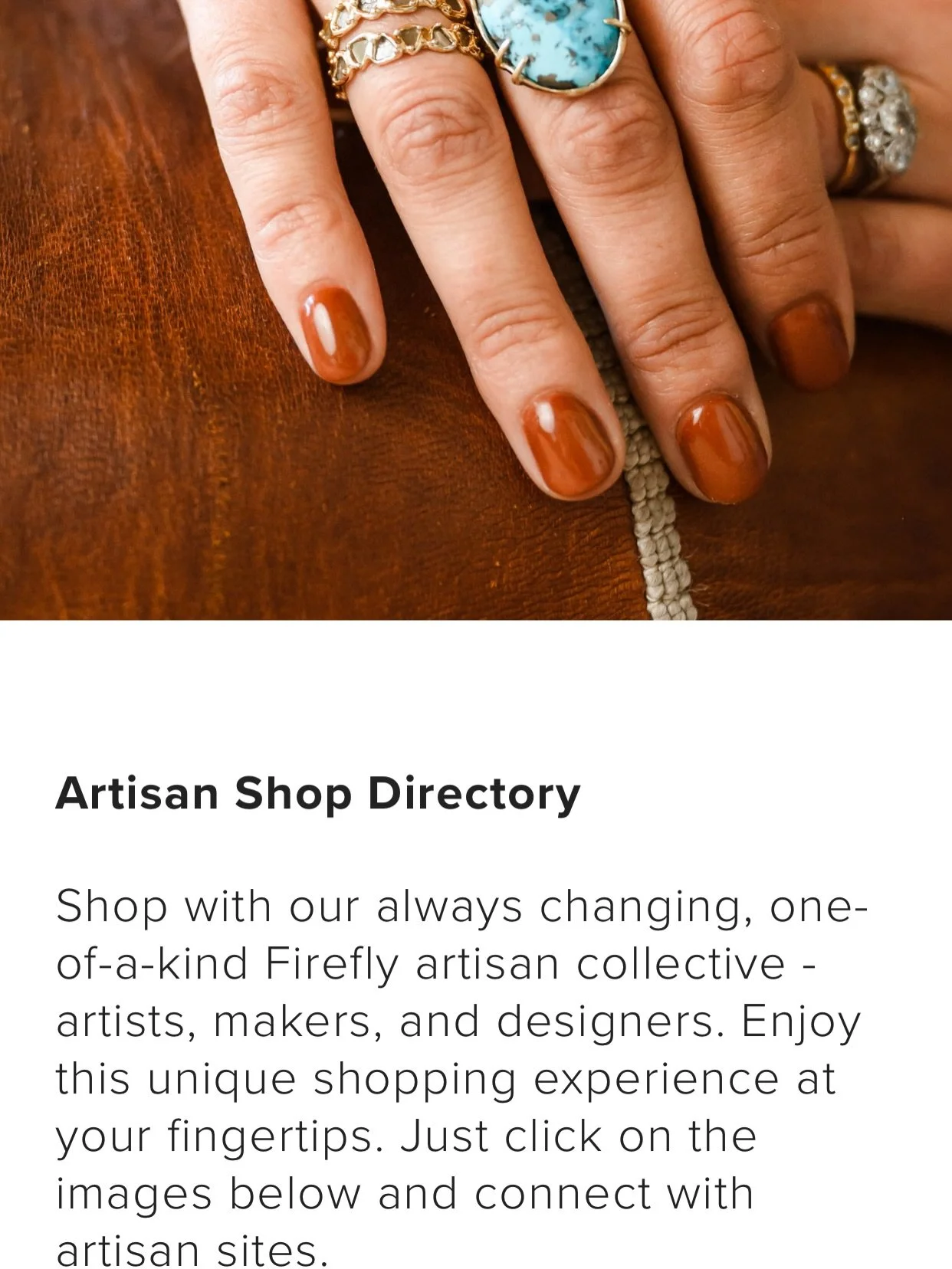 Gift better by shopping local.
Local love doesn&rsquo;t stop when you&rsquo;re at home! 🌟
Our artisan directory makes it easy to support small businesses near you. Browse unique, handcrafted goods from makers who pour heart into every piece.
Start e