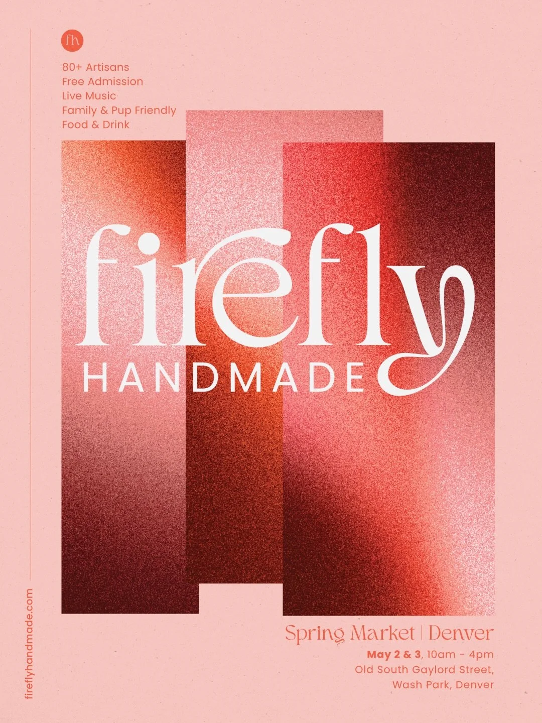 🌸Spring is calling&hellip;and so are your favorite markets!🌸

The Firefly Handmade Spring Markets are back, bringing together 80+ insanely talented artists, makers, and designers for two weekends of shopping small and connecting with our vibrant co