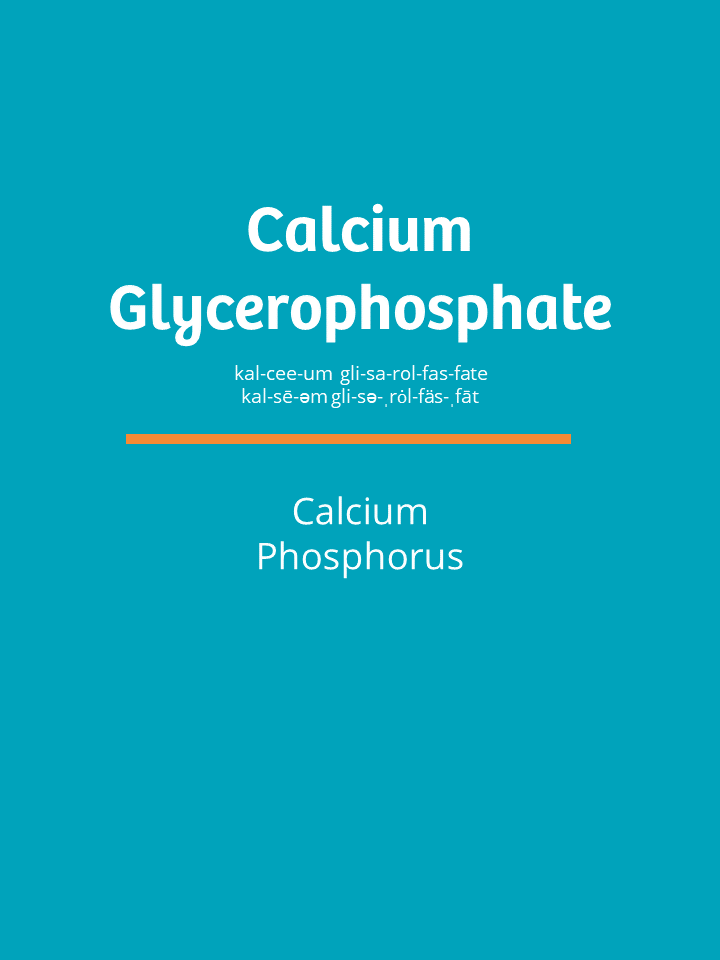 What is Calcium Glycerophosphate? — Formula Sense