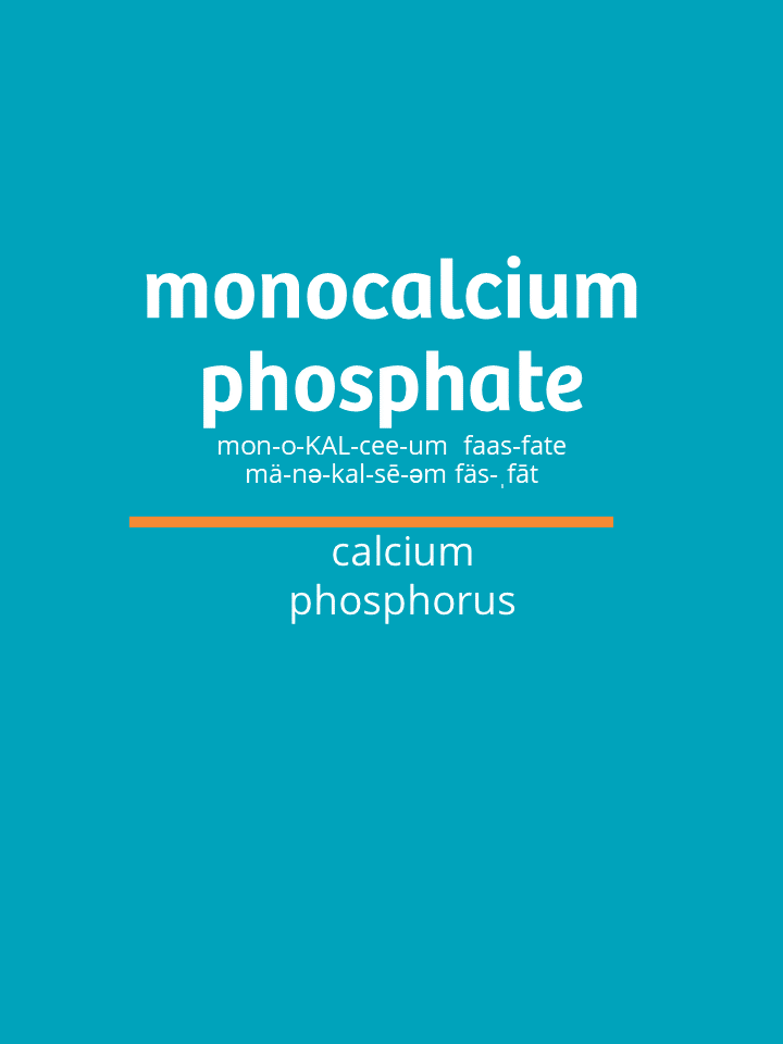 What is Monocalcium Phosphate? — Formula Sense