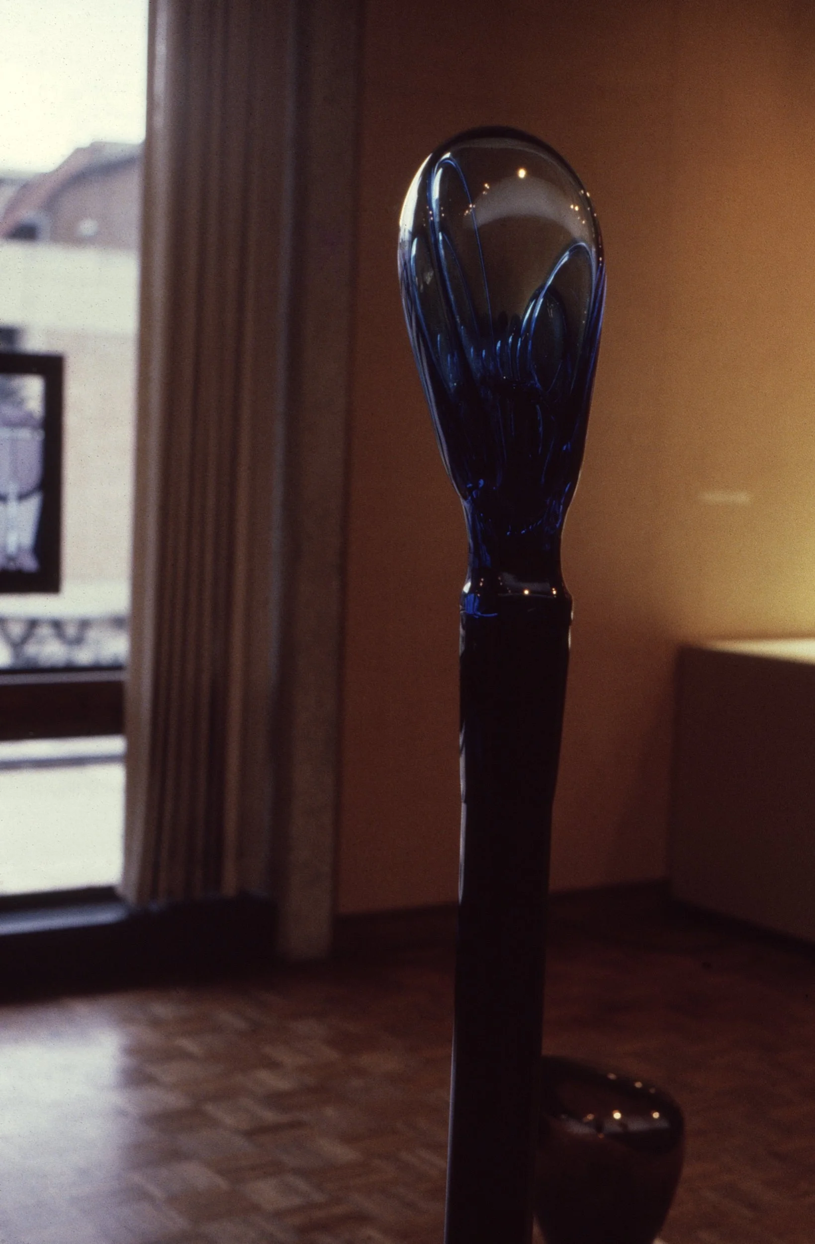 DAS0620-Don-Shepherd-artist-designer-glass-metal-wire-sculpture-Long-Blue-Nebula-Series-1980.jpg