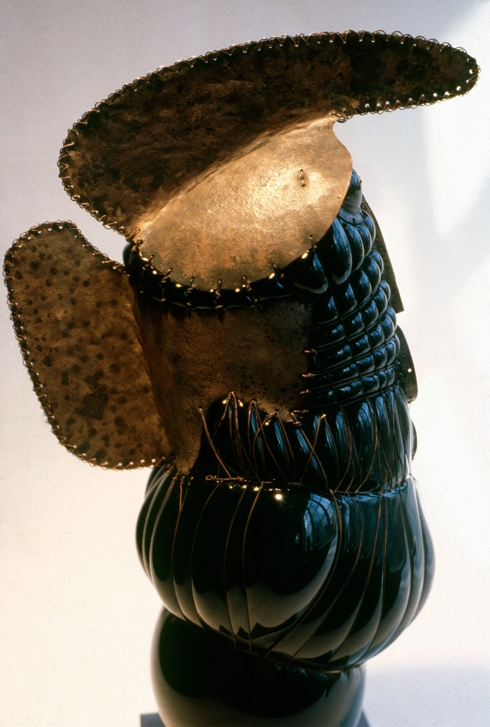 DAS0668-Don-Shepherd-artist-designer-glass-copper-masks-heads-sculpture-Helmeted-Warrior-1981.jpg