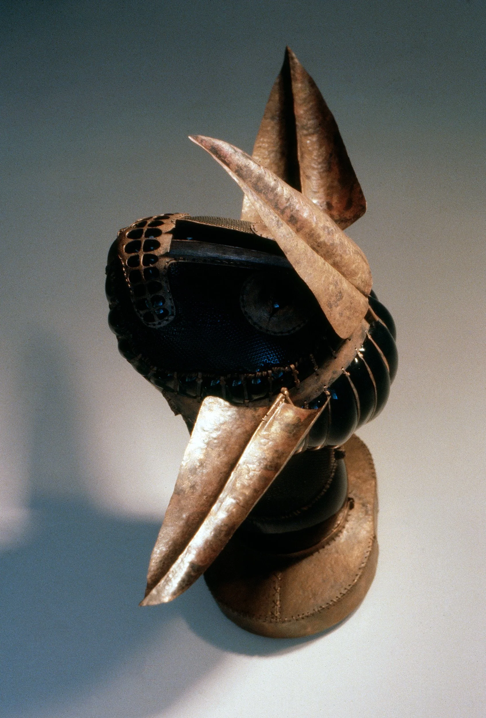 DAS0705-Don-Shepherd-artist-designer-glass-copper-masks-heads-sculpture-Transitional-Warrior-1981.jpg
