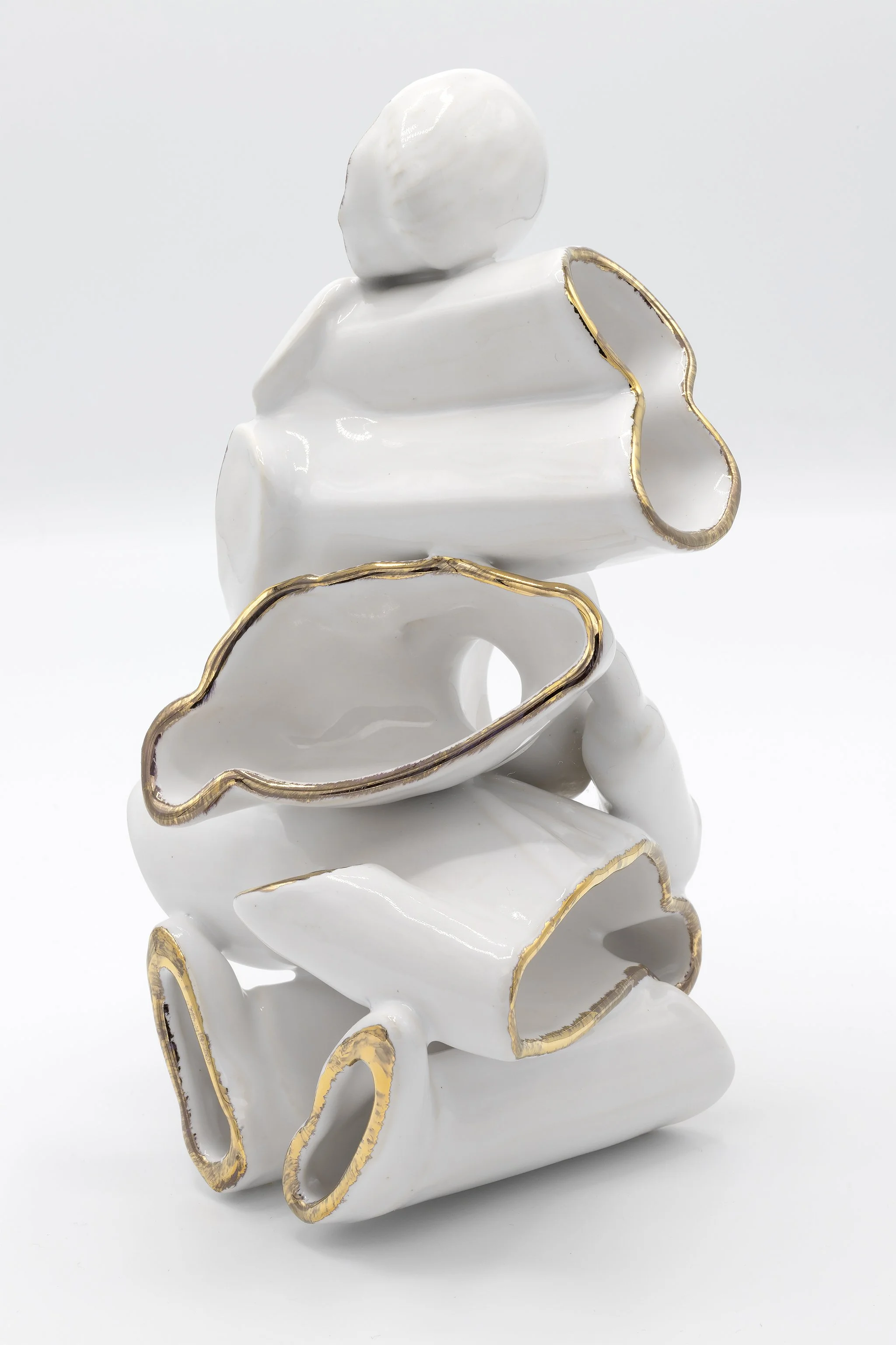 The Hollow Men, 2025, 11 x 5 x 5 inches
