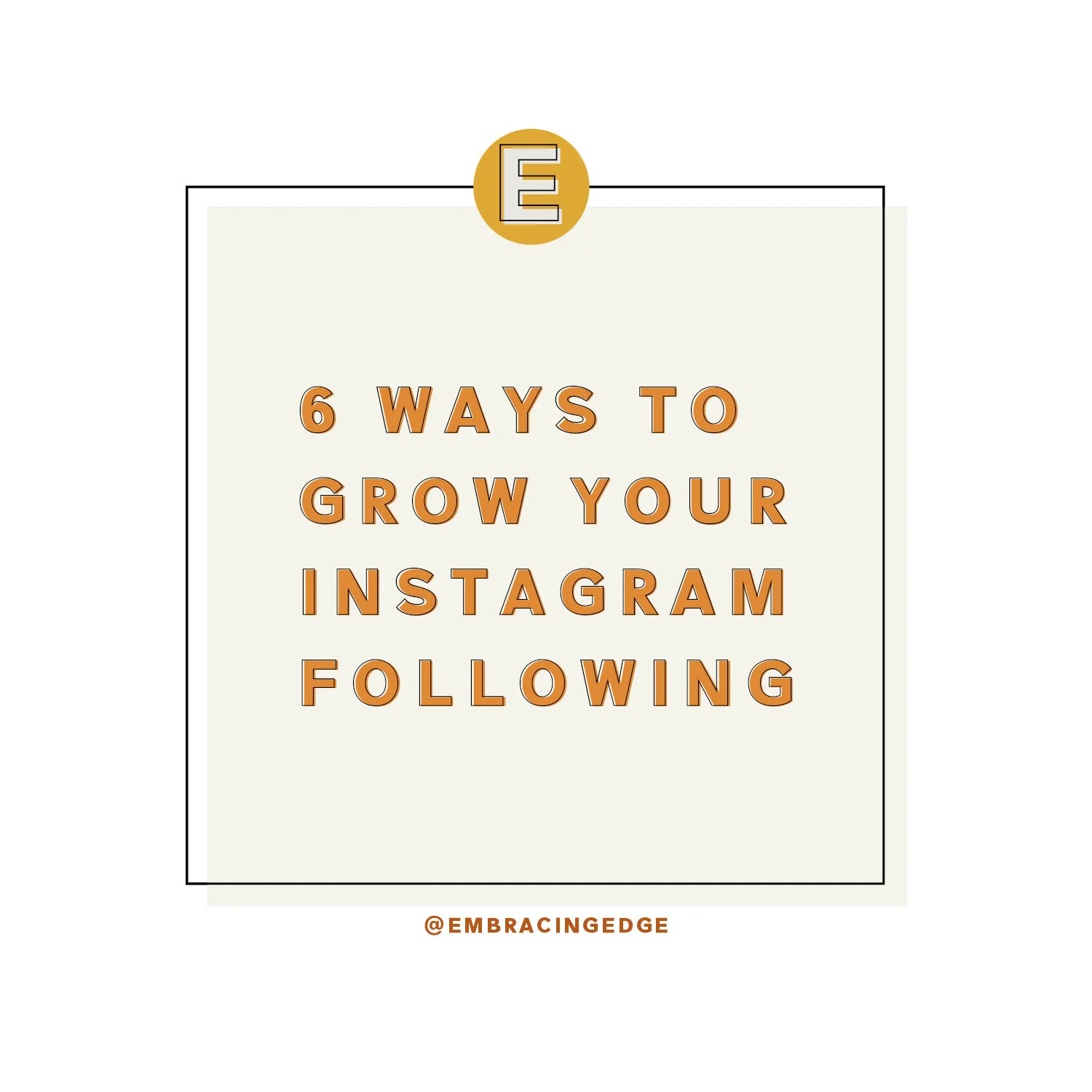 Grow Your Instagram Following In 2020 Embracing Edge What exactly do we mean by the right way? for struggling accounts, it might be tempting to resort to questionable tactics such as not to mention, the number on your instagram following won't matter if it doesn't represent an engaged fan following that makes. grow your instagram following in 2020