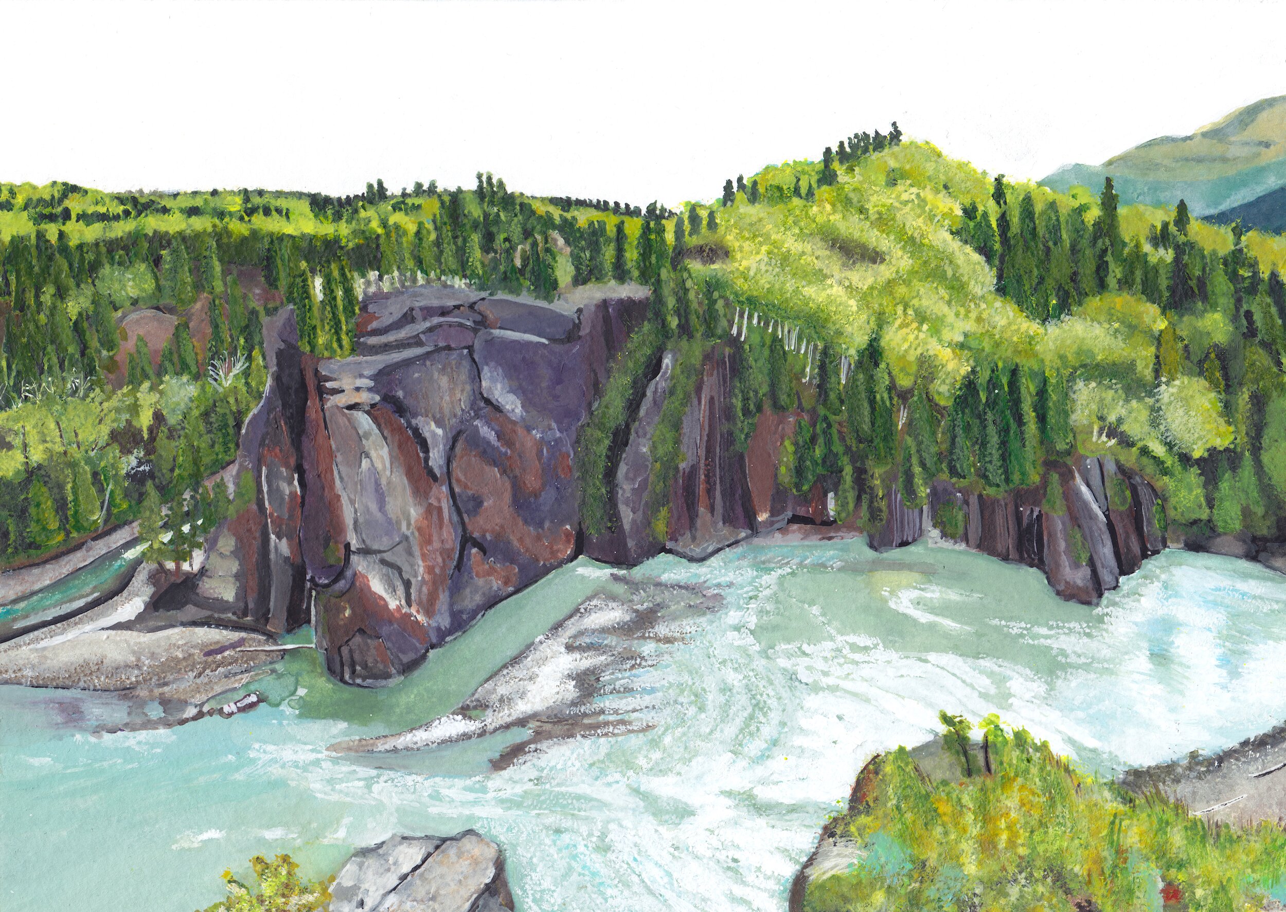 Sulphur Gates Print — L.C. Cariou