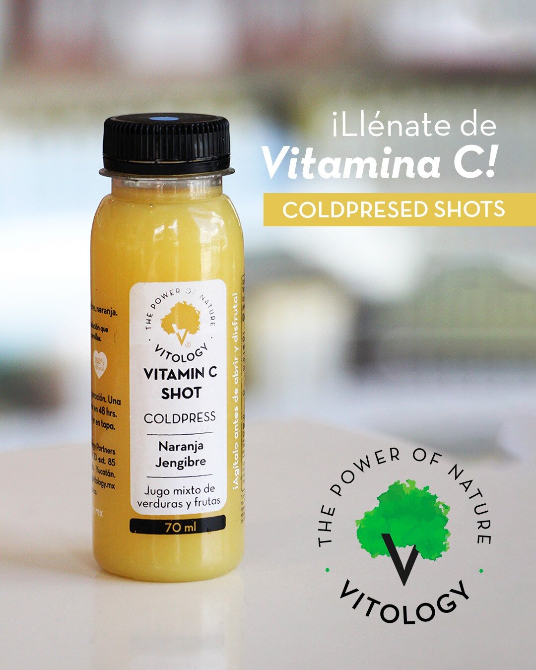 &iexcl;Nuestros shots son Cold Pressed! 🍊Llenos de vitaminas y nutrientes aprovechados al m&aacute;ximo por nuestra tecnolog&iacute;a.

Se encargan de mejorar el funcionamiento del metabolismo, aumentar los niveles de energ&iacute;a y rendimiento mi