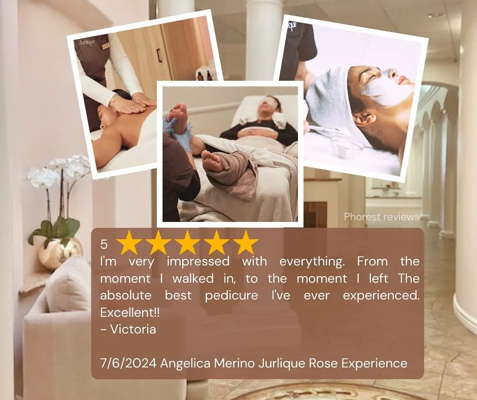 We value our guests feedback especially this 5 star review for our incredible nail care therapist Angie! 

#pedicure #spa #relaxing #5star #luxury #jurlique #rose #santabarbara