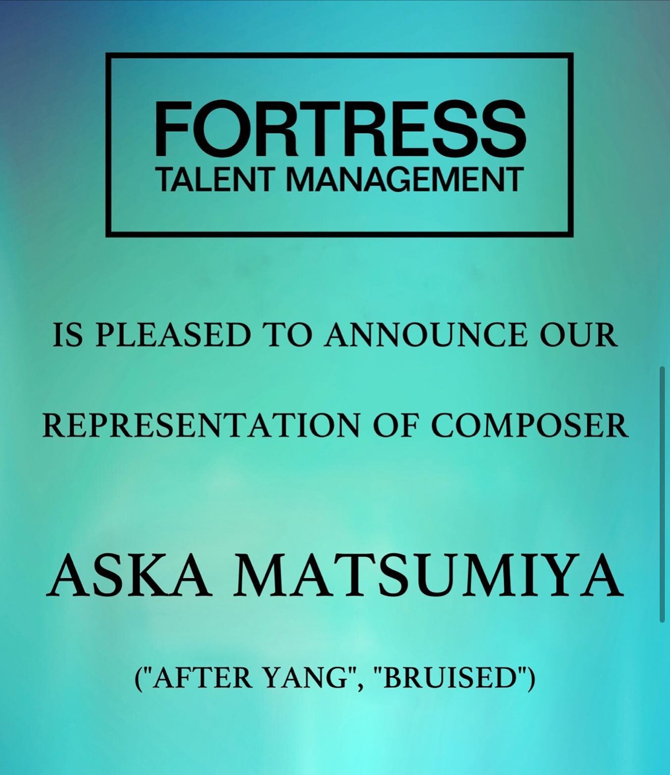 I joined fortress management alongside with some of my fav composers (Ryuichi Sakamoto, Nicholas Britell, Dan Romer, &Oacute;lafur Arnalds etc&hellip;) 

🫶🏻

Excited for the new chapter 🏄🏻&zwj;♀️