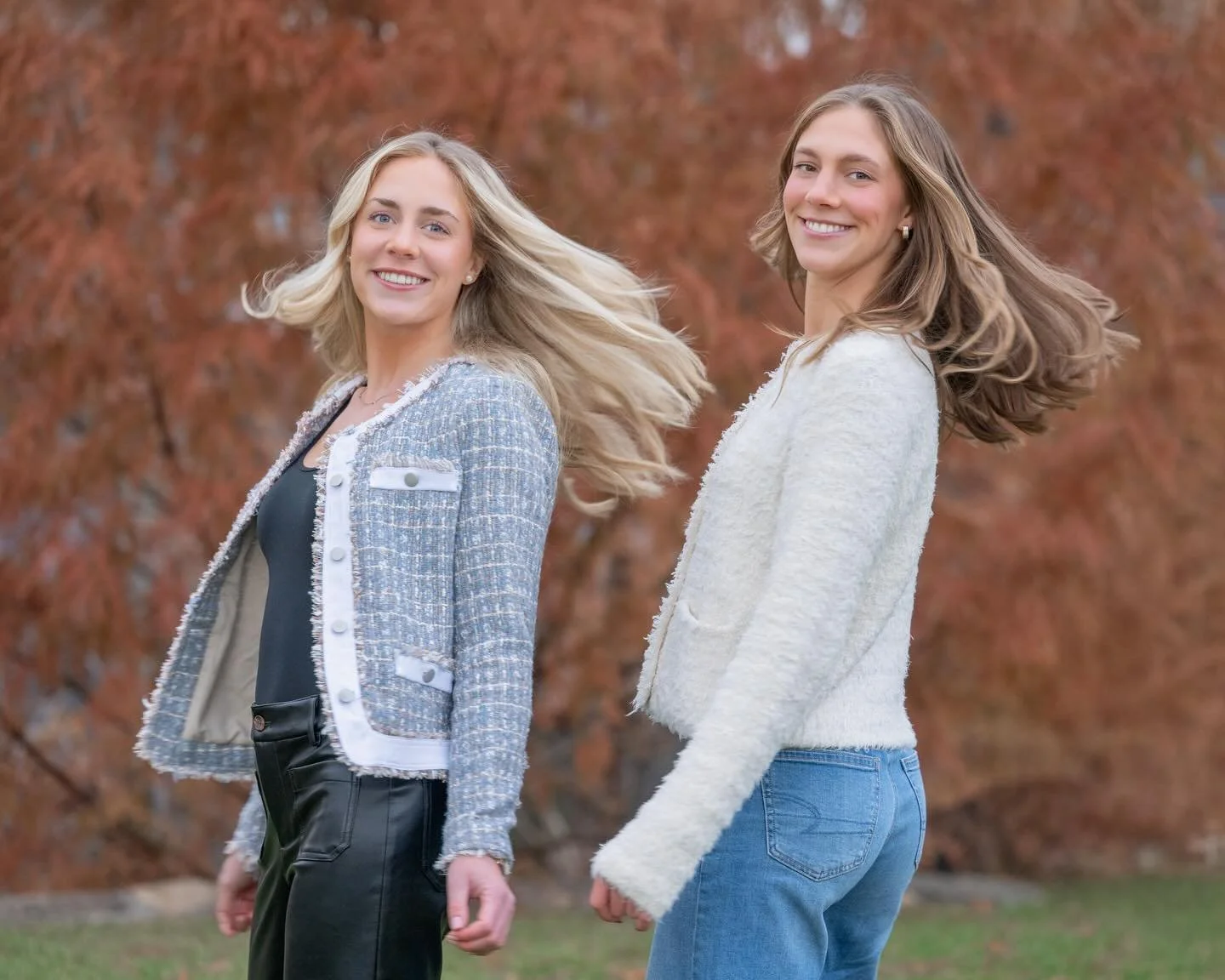 Ending the year with some joyful portraits of two of my former high school senior clients.  These sisters are so much fun to work with!  I adore them. @m.b.holden @e.g.holden 

Thank you to all my clients for making 2025 the best year yet for my busi