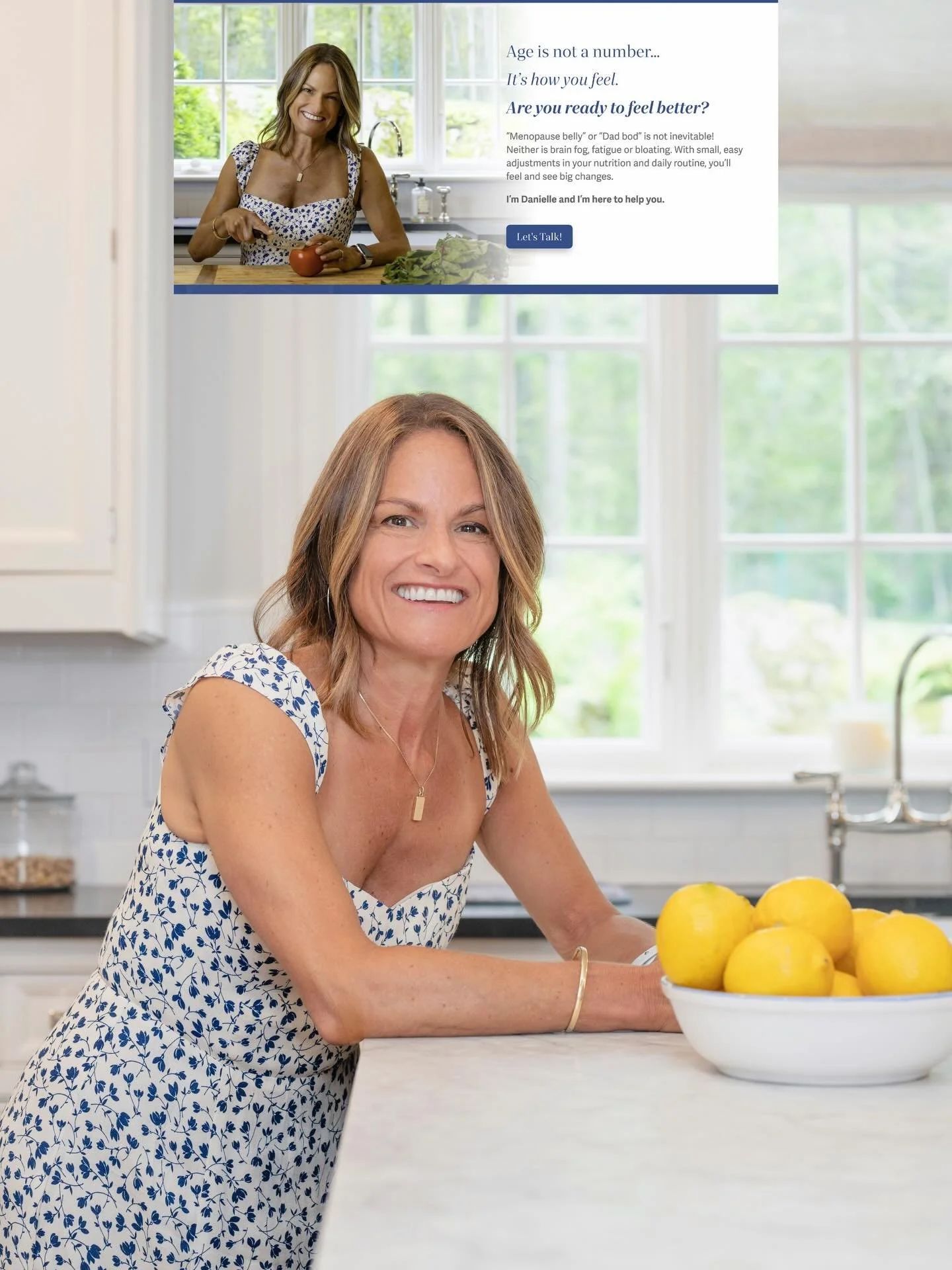 A favorite kind of client win 🤍

I photographed these branding images before my client @danielle_wellnessforlife launched her business and website&mdash;so when it was time to go live, she already had a full library of images that truly reflected he