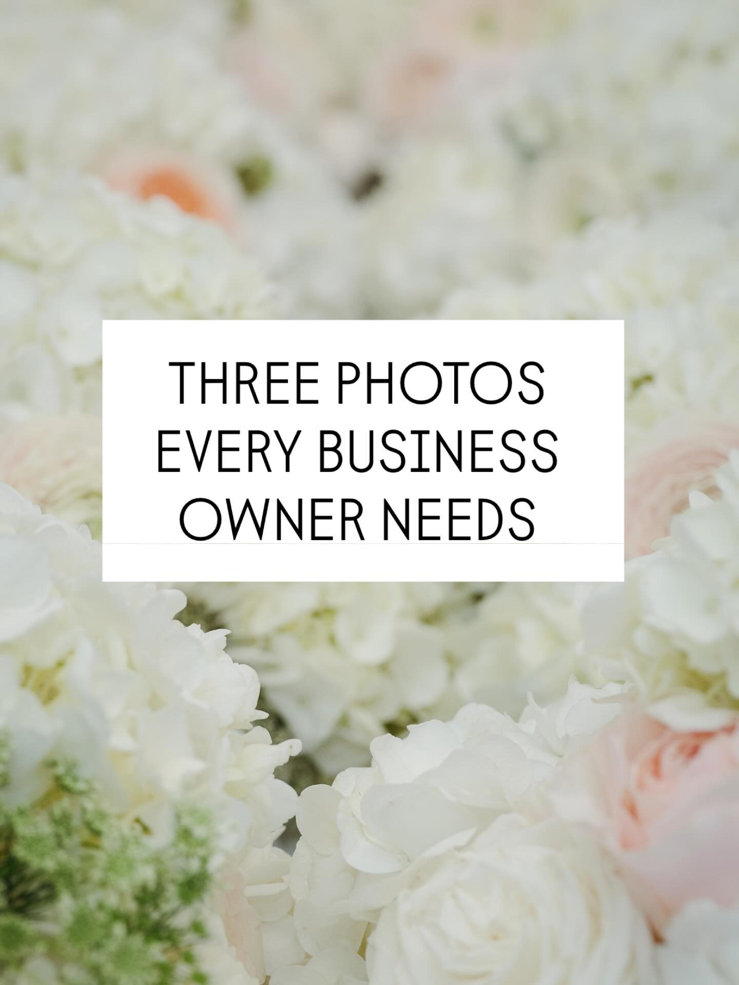 If you&rsquo;re running a business, you don&rsquo;t need hundreds of photos&hellip; you just need the right mix. 
These three types of images can do the heavy lifting across your website, social media, and marketing &mdash; and help you look consiste