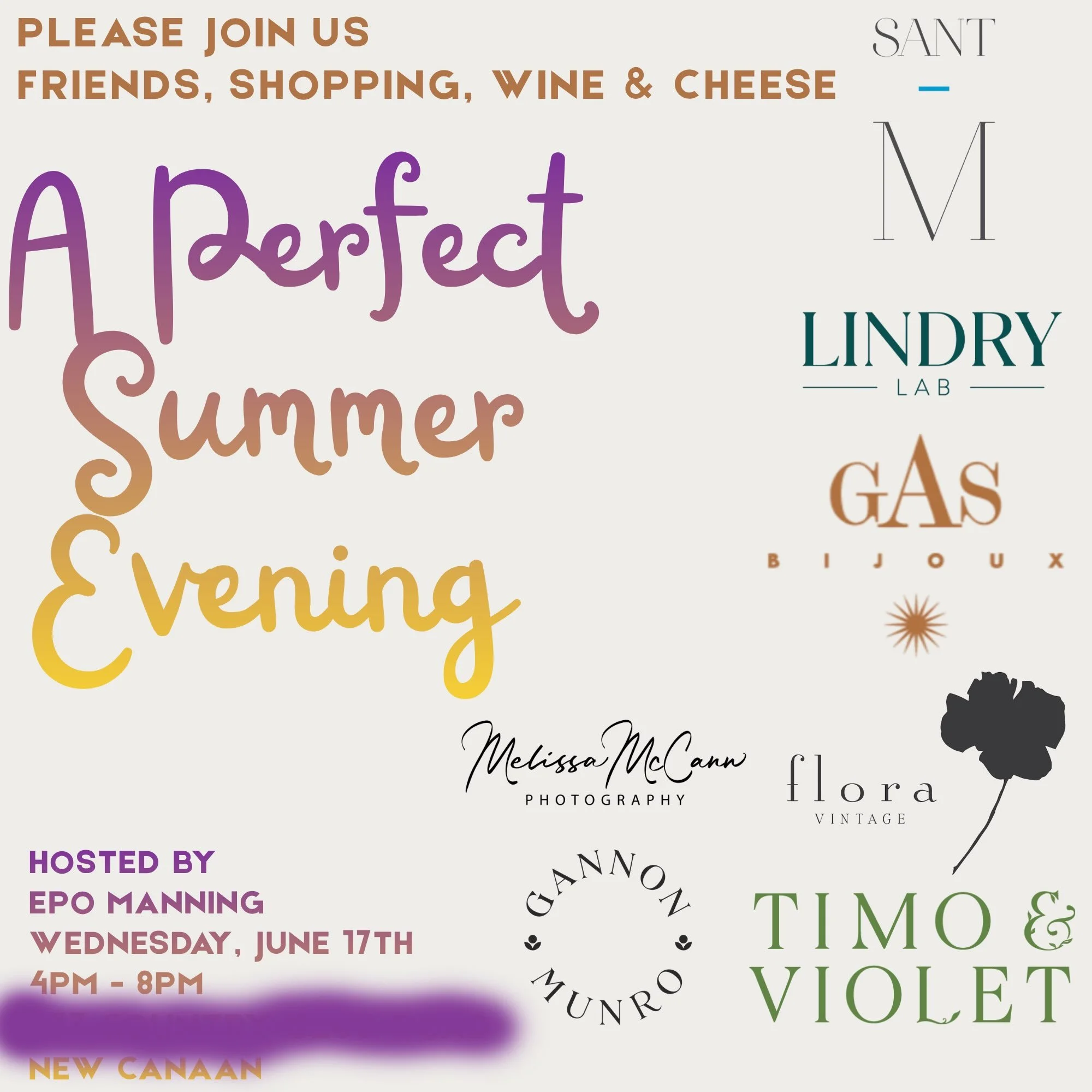 I&rsquo;m excited to be participating in this lovely summer pop-up next week in New Canaan!

I&rsquo;ll be sharing information about my personal branding and headshot sessions, and for the first time at a local event like this, I&rsquo;ll also have a