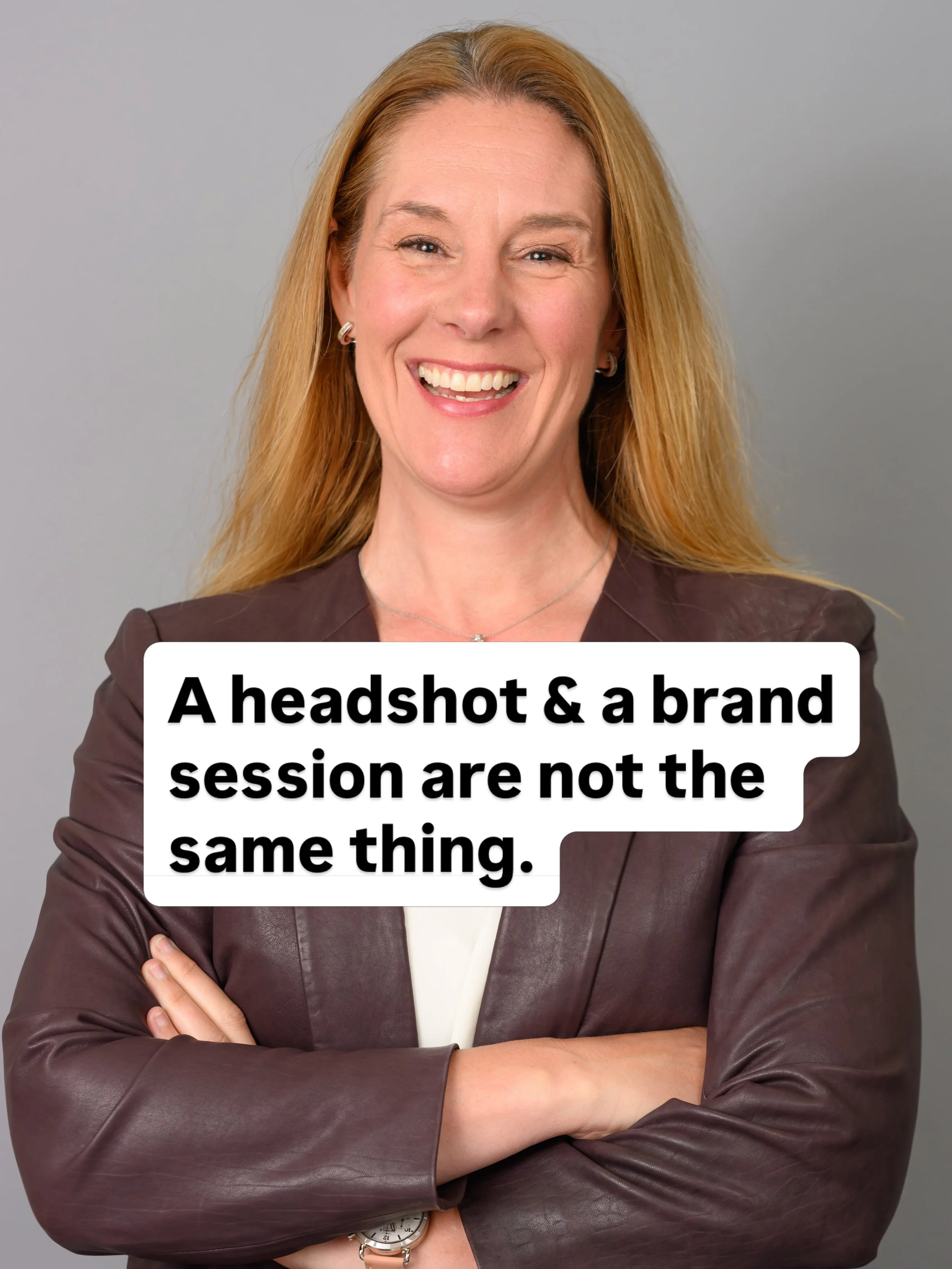 I sometimes get inquiries from people looking for &ldquo;a few headshots&rdquo; when what they really need is a personal brand session.

There is absolutely a place for a great headshot. I offer headshot sessions and think every business owner should