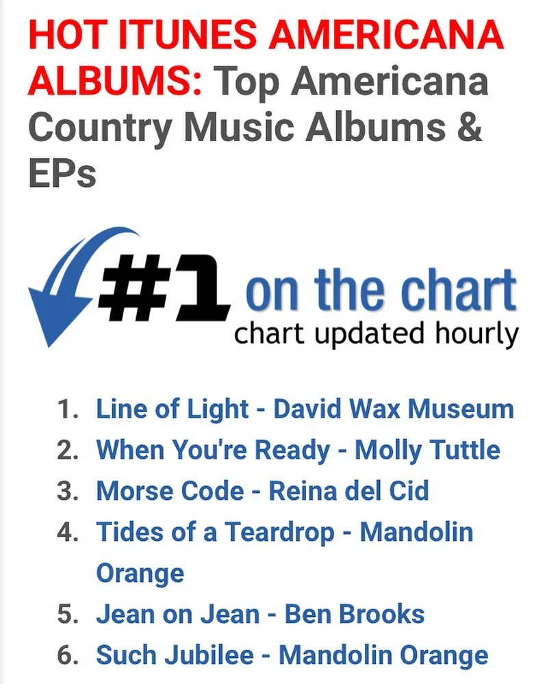 Line of Light </em>climbing the iTunes &amp; Amazon charts!