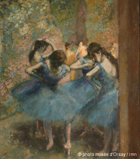 Blue Dancers Degas.gif