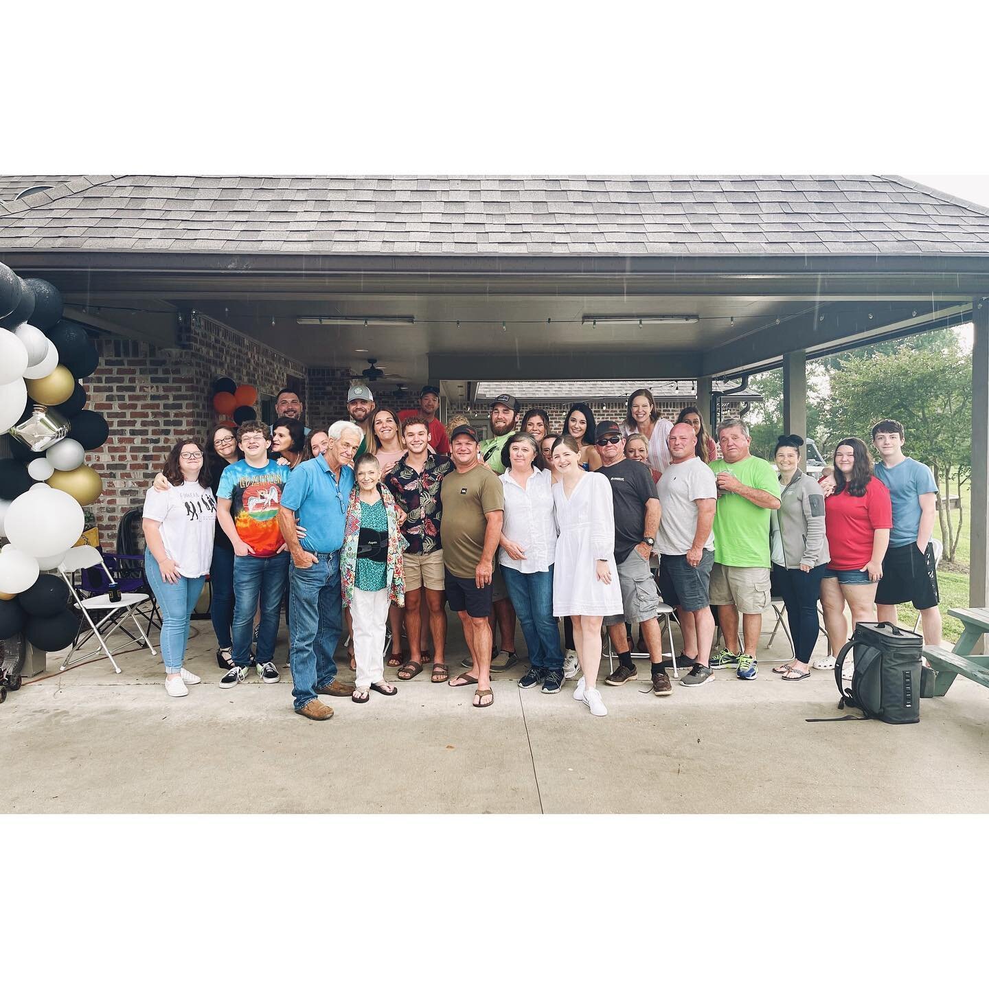 Finished out senior year with the best graduation party with the very best family and friends. It&rsquo;s a pretty special feeling to see how people show up for your kids. This group has showed up over and over and over through his years and for that