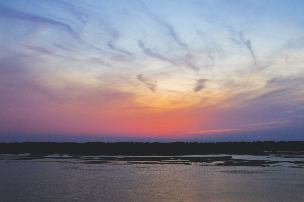 Sunset from the Baruch Institute watchtower