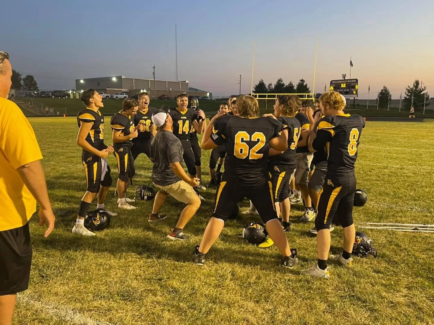 JV Football Wins at Home