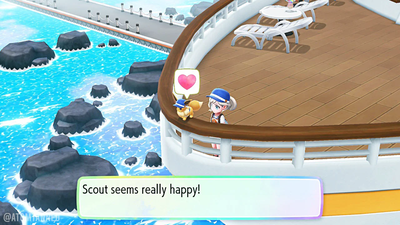  Taking in the sights from the S.S. Anne. 