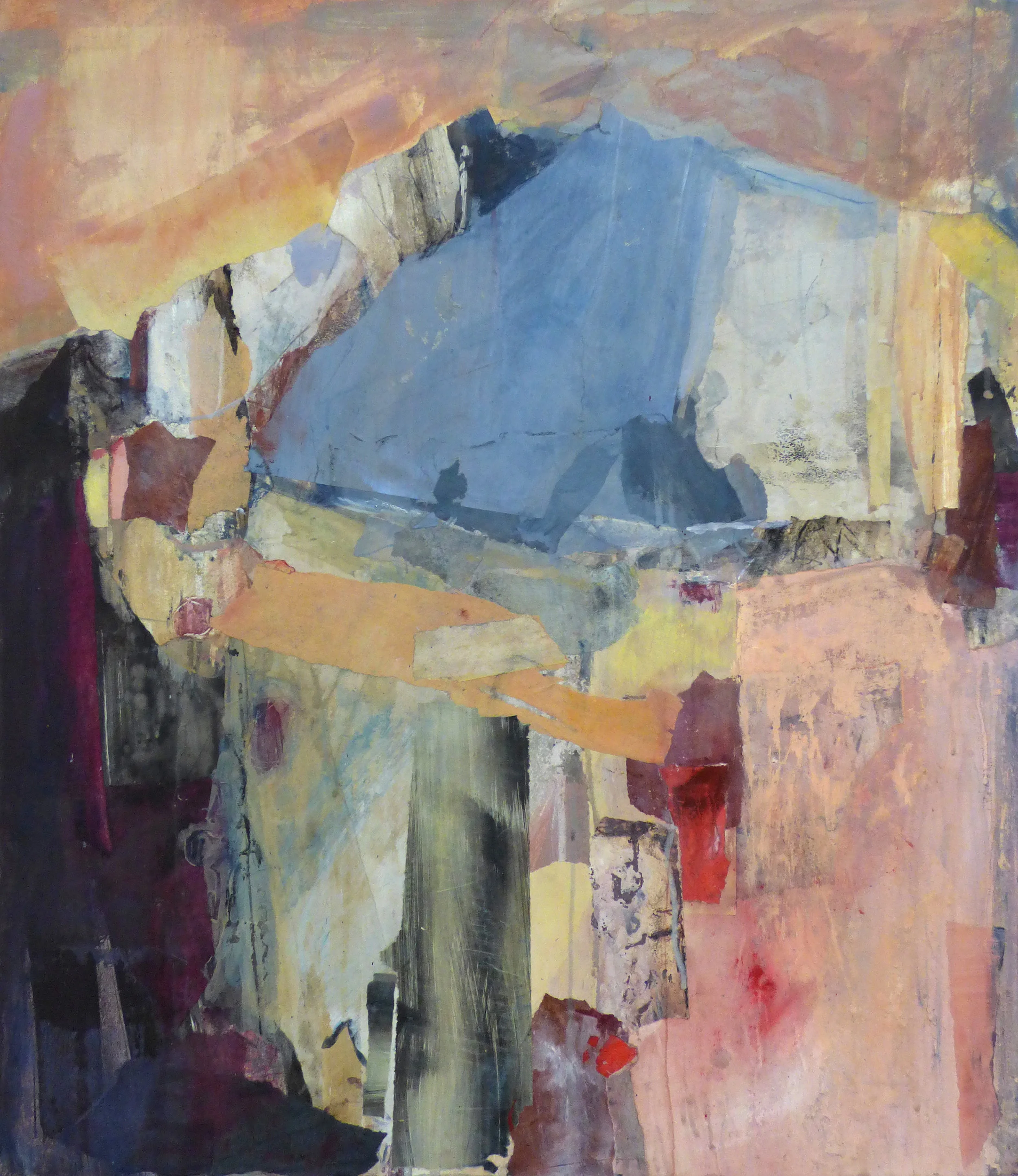 Mellow, Mixed Media on Linen, 2018